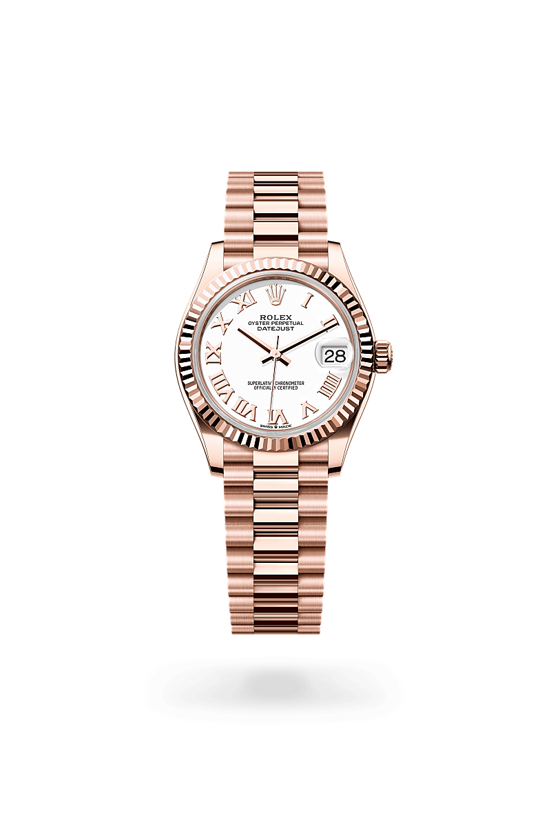 Rolex Datejust 31 in 18 ct Everose gold, M278275-0019 - The Hour Glass