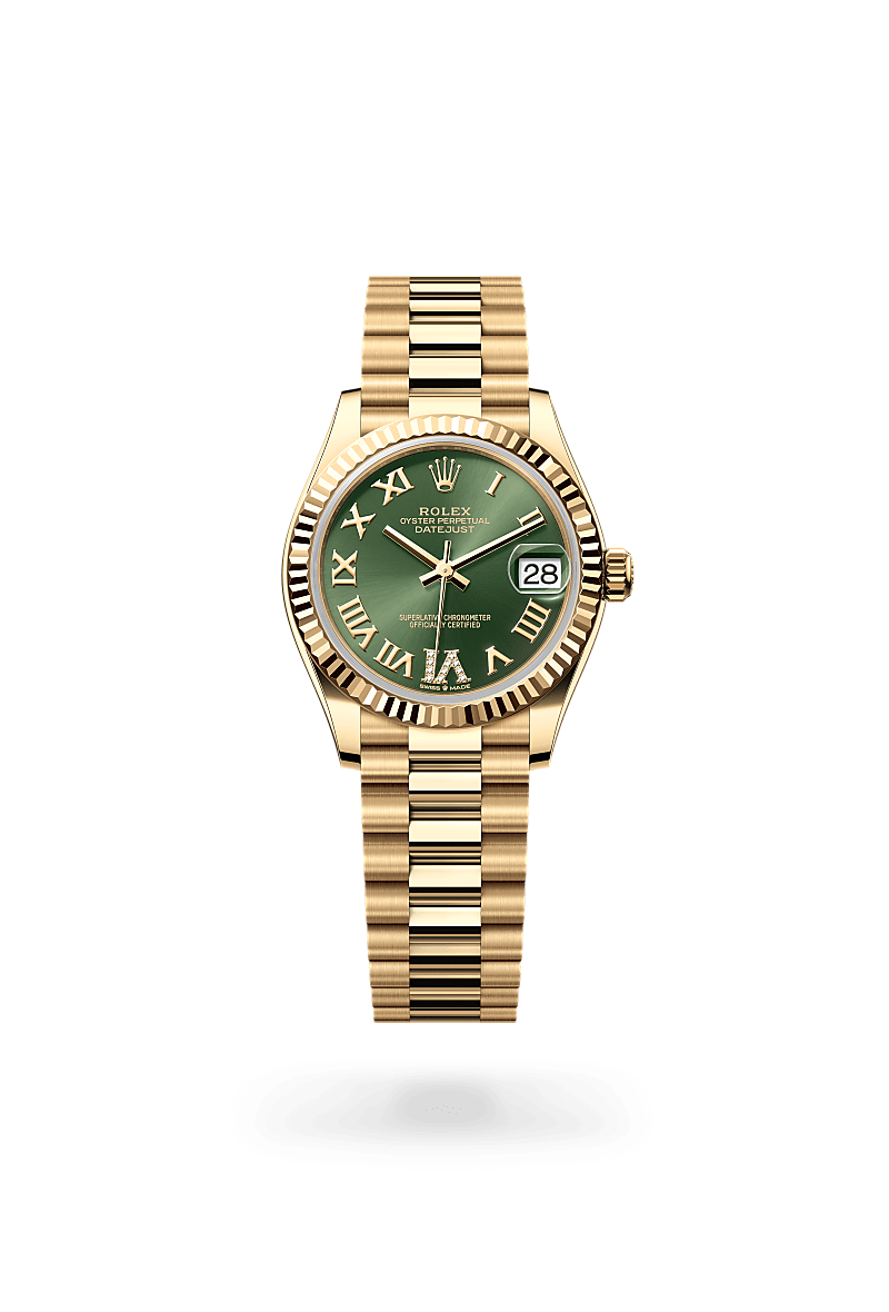 Rolex Datejust 31 in 18 ct yellow gold, M278278-0030 - The Hour Glass