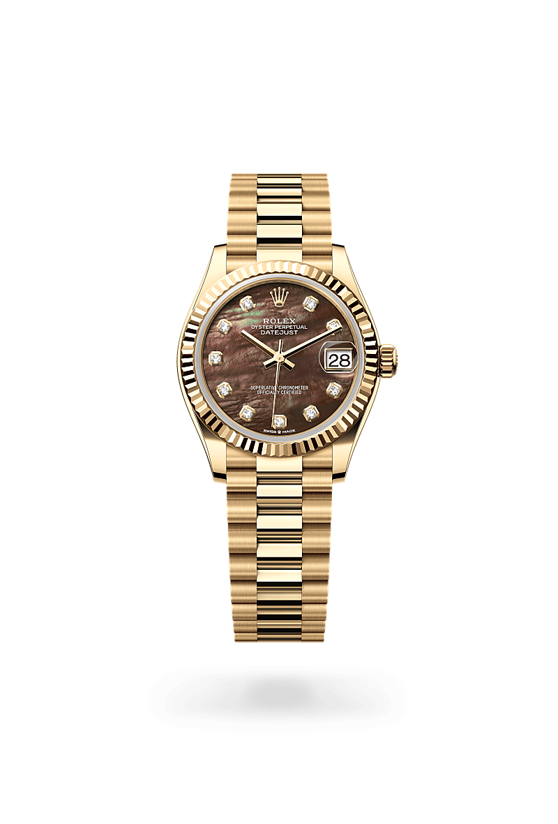Rolex Datejust 31 in 18 ct yellow gold, M278278-0038 | The Hour Glass