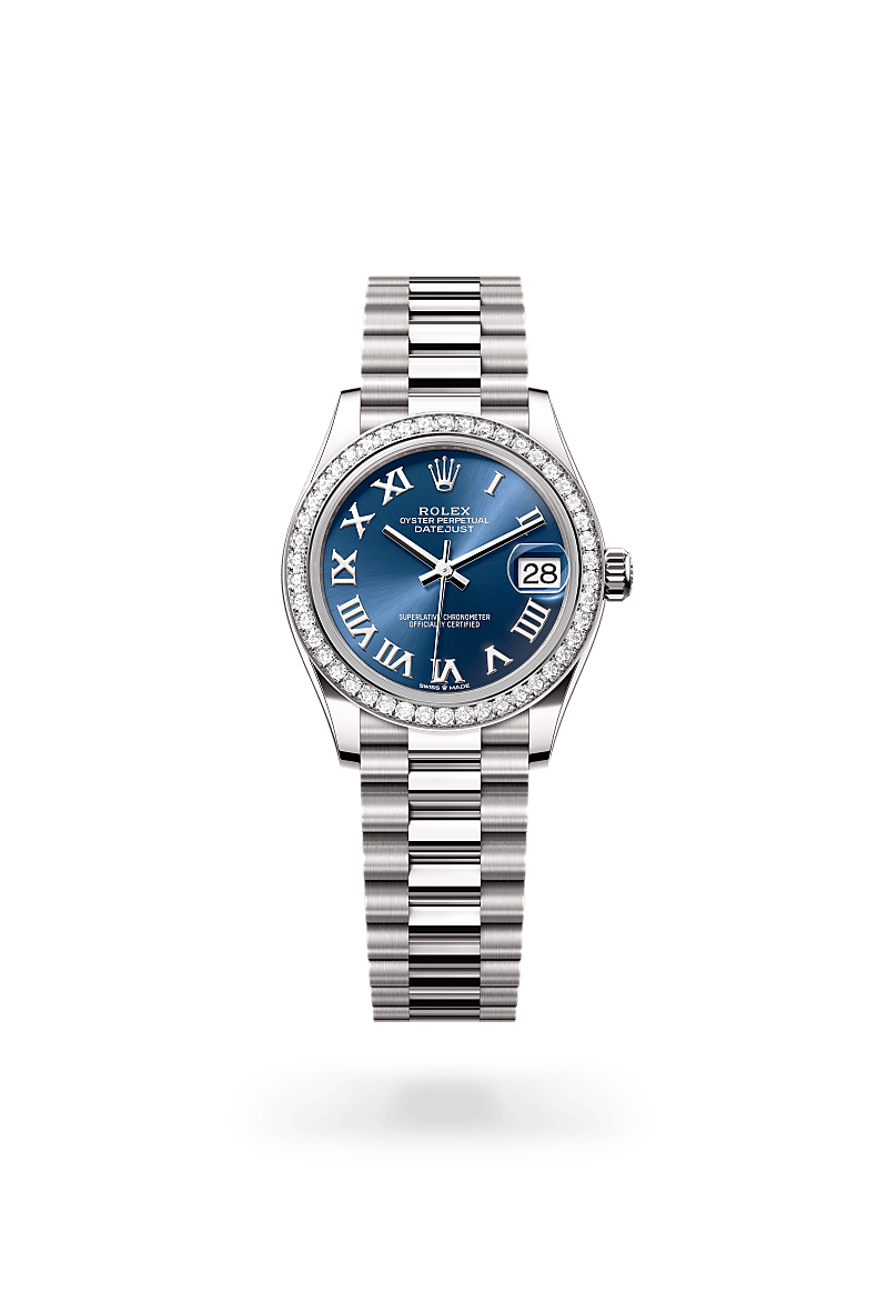 Rolex Datejust 31 in 18 ct white gold, M278289RBR-0023 - The Hour Glass