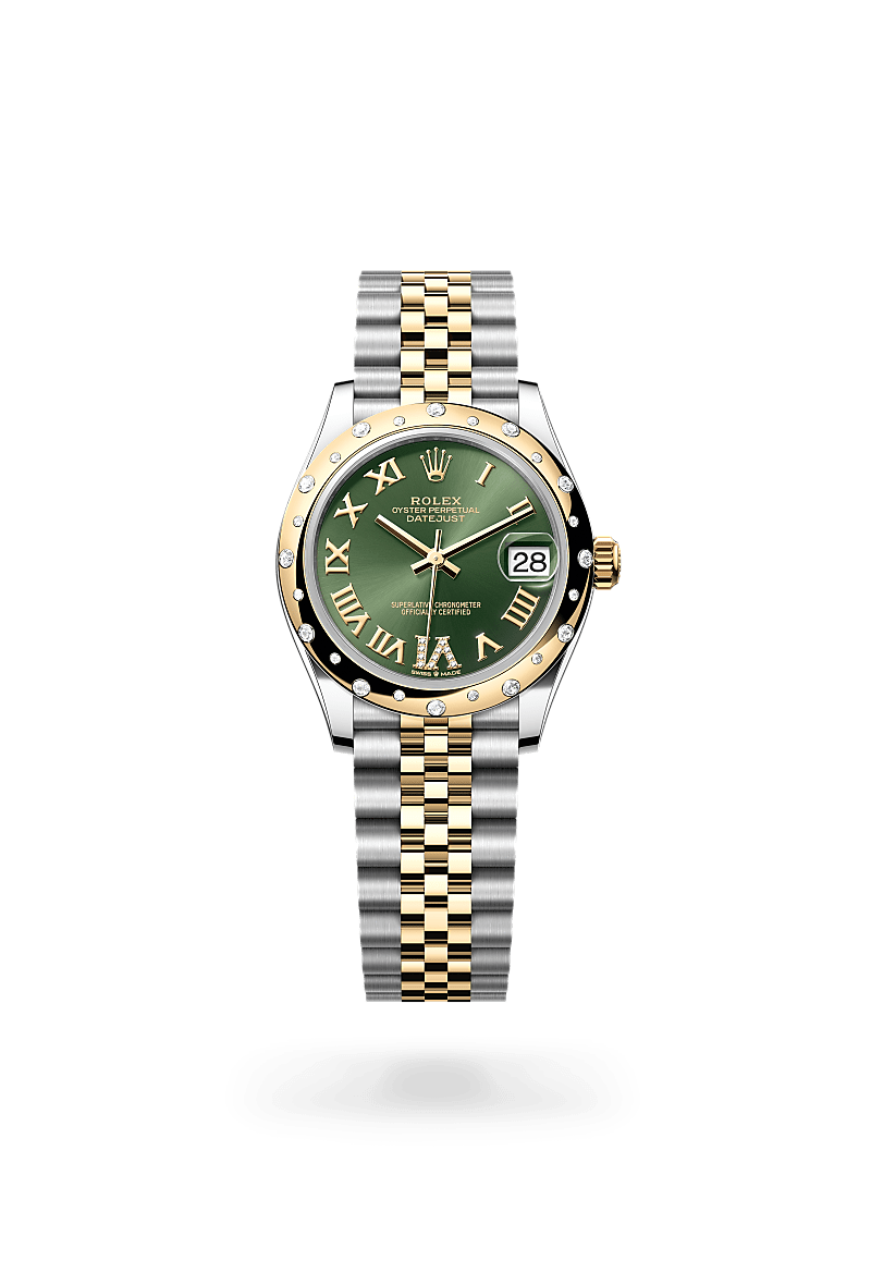 Rolex Datejust 31 in Yellow Rolesor - combination of Oystersteel and yellow gold, M278343RBR-0016 | The Hour Glass