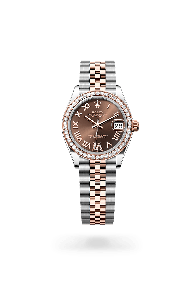 Rolex Datejust 31 in Everose Rolesor - combination of Oystersteel and Everose gold, M278381RBR-0006 - The Hour Glass