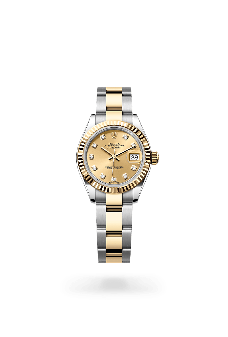 Rolex Lady-Datejust in Rolesor Kuning - kombinasi Oystersteel dan emas kuning, M279173-0012 | The Hour Glass